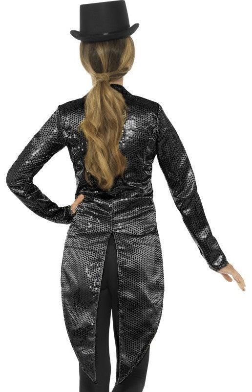 Chaqueta Negra de Lentejuelas para Mujer Chaquetas, Chalecos y Camisas Smiffys